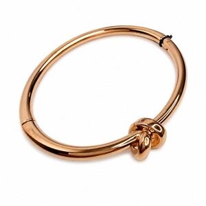 The Limited Rose Gold Love Knot Bangle Bracelet Magnetic Closure NWT